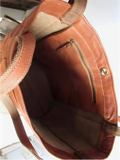 Amelia - Handmade Leather Tote Bag