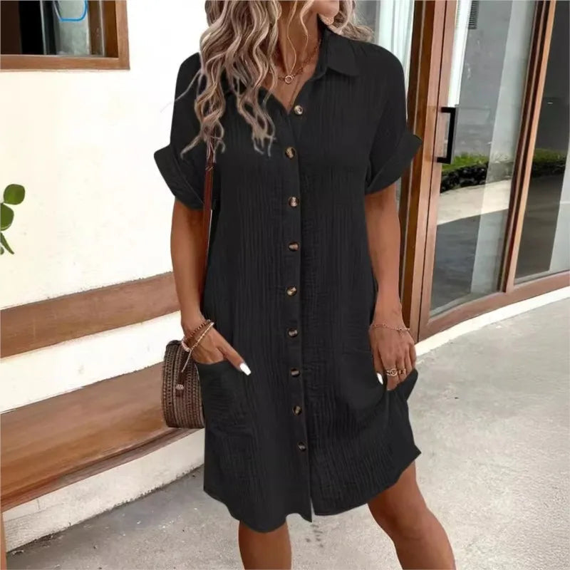 Matilda™ - Casual Collar Summer Dress