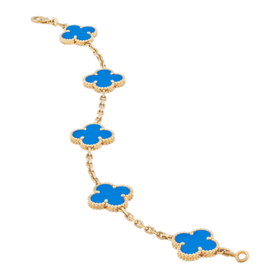 Amber Bracelet - Gold / Blue